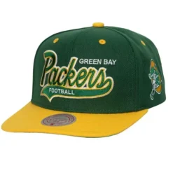 Headwear Mitchell & Ness -Team Tailsweep Snapback Green Bay Packers