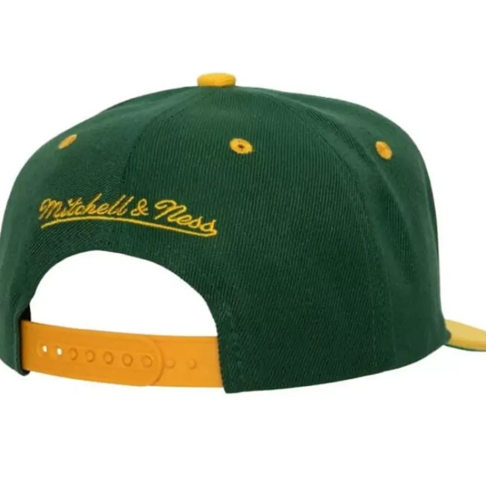Headwear Mitchell & Ness -Team Tailsweep Snapback Green Bay Packers
