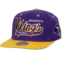 Headwear Mitchell & Ness -Team Tailsweep Snapback Minnesota Vikings