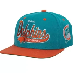 Headwear Mitchell & Ness -Team Tailsweep Snapback Miami Dolphins