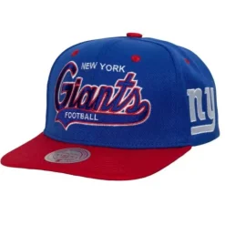 Headwear Mitchell & Ness -Team Tailsweep Snapback New York Giants