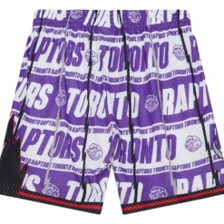 Apparel Mitchell & Ness Shorts-Teamwrap Swingman Toronto Raptors 1998-99 Shorts