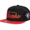 Headwear Mitchell & Ness -75Th Anniversary Gold Snapback Atlanta Hawks