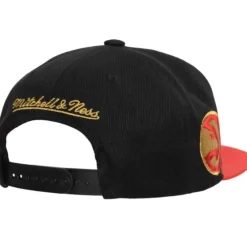 Headwear Mitchell & Ness -75Th Anniversary Gold Snapback Atlanta Hawks