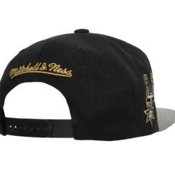 Headwear Mitchell & Ness -75Th Anniversary Gold Snapback San Antonio Spurs