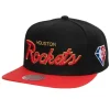 Headwear Mitchell & Ness -75Th Anniversary Gold Snapback Houston Rockets