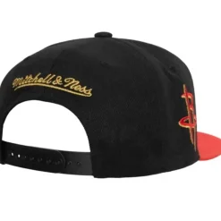 Headwear Mitchell & Ness -75Th Anniversary Gold Snapback Houston Rockets
