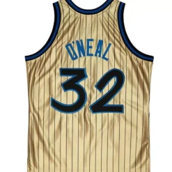 Jerseys Mitchell & Ness -75Th Anniversary Gold Swingman Shaquille O'Neal Orlando Magic 1993-94 Jersey
