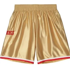 Shorts Mitchell & Ness -75Th Anniversary Gold Swingman Houston Rockets 1993-94 Shorts