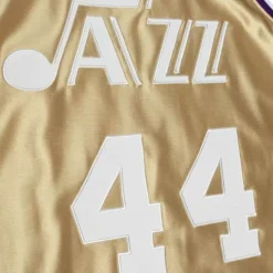 Jerseys Mitchell & Ness -75Th Anniversary Gold Swingman Pete Maravich Utah Jazz 1974-75 Jersey