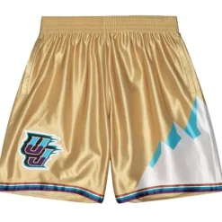 Shorts Mitchell & Ness -75Th Anniversary Gold Swingman Utah Jazz 1996-97 Shorts