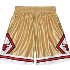 Shorts Mitchell & Ness -75Th Anniversary Gold Swingman Chicago Bulls 1997-98 Shorts