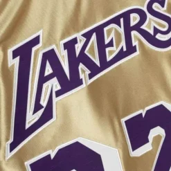 Jerseys Mitchell & Ness -75Th Anniversary Gold Swingman Magic Johnson Los Angeles Lakers 1984-85 Jersey