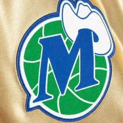 Shorts Mitchell & Ness -75Th Anniversary Gold Swingman Dallas Mavericks 1998-99 Shorts