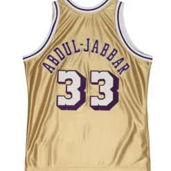 Jerseys Mitchell & Ness -75Th Gold Swingman Kareem Abdul-Jabbar Los Angeles Lakers 1983 Jersey