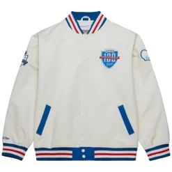 Apparel Mitchell & Ness Jackets & Outerwear-100Th Lightweight Satin Jacket Sacramento Kings