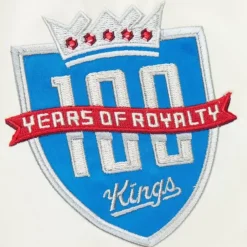 Apparel Mitchell & Ness Jackets & Outerwear-100Th Lightweight Satin Jacket Sacramento Kings