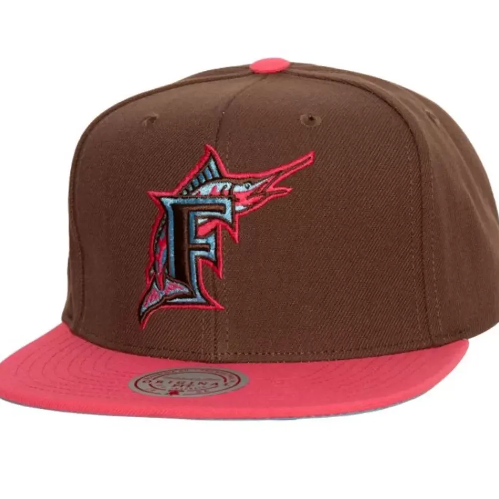 Headwear Mitchell & Ness -The Damn Snapback Coop Florida Marlins