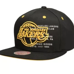 Headwear Mitchell & Ness -The Info Snapback Los Angeles Lakers