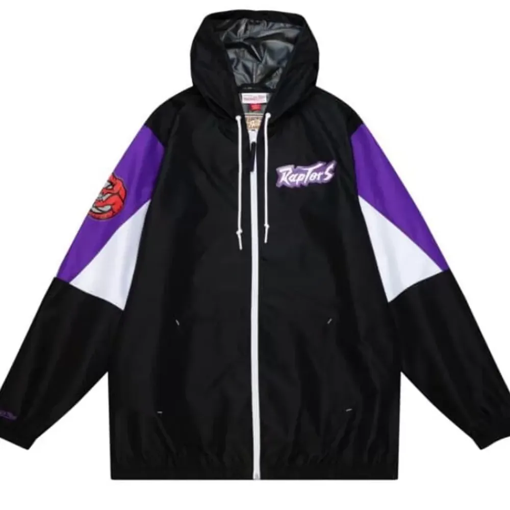 Apparel Mitchell & Ness Jackets & Outerwear-Throw It Back Full Zip Windbreaker Toronto Raptors