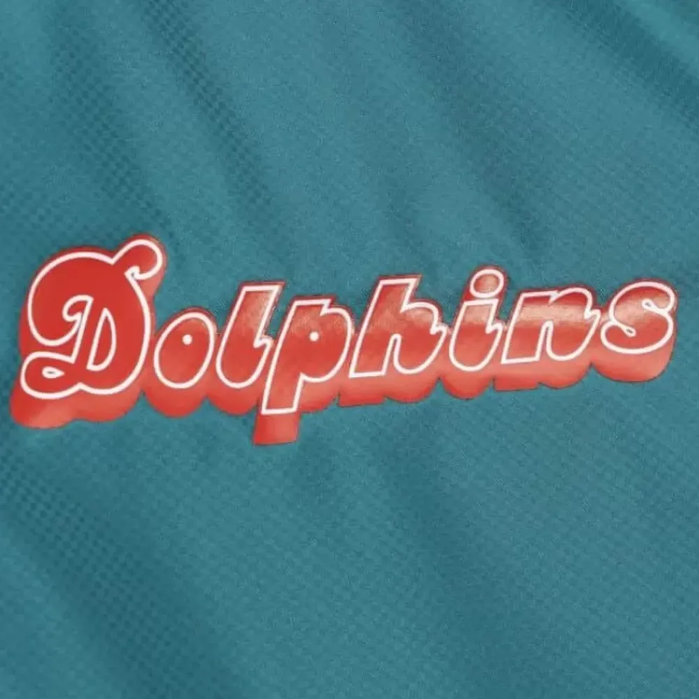 Apparel Mitchell & Ness Jackets & Outerwear-Throw It Back Full Zip Windbreaker Miami Dolphins