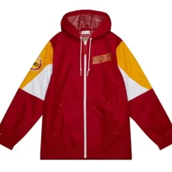 Apparel Mitchell & Ness Jackets & Outerwear-Throw It Back Full Zip Windbreaker Houston Rockets