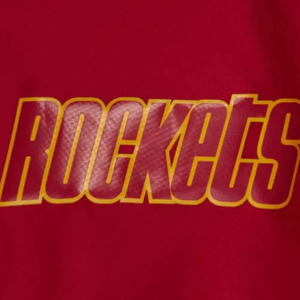 Apparel Mitchell & Ness Jackets & Outerwear-Throw It Back Full Zip Windbreaker Houston Rockets