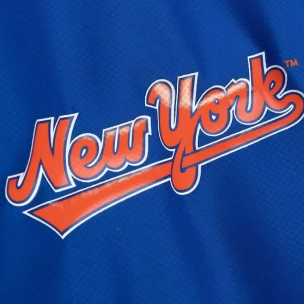 Apparel Mitchell & Ness Jackets & Outerwear-Throw It Back Full Zip Windbreaker New York Mets