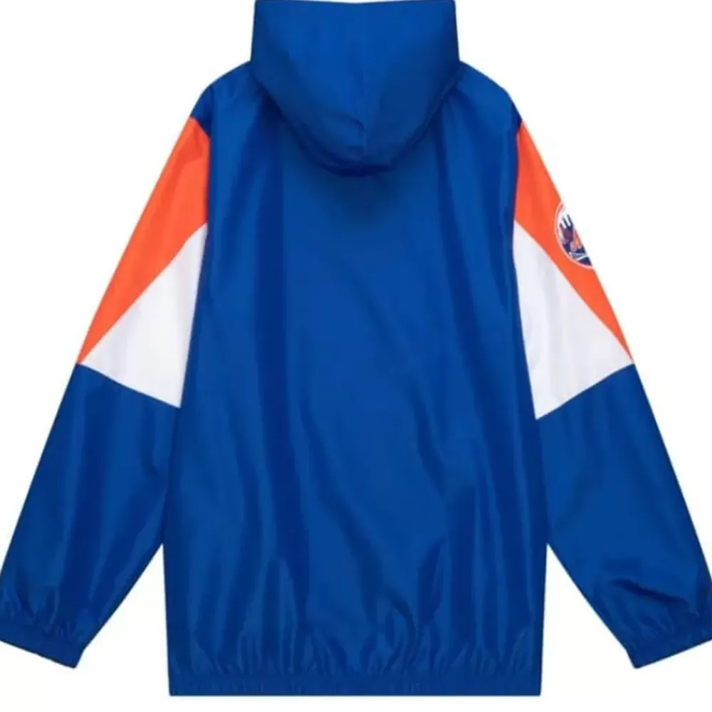 Apparel Mitchell & Ness Jackets & Outerwear-Throw It Back Full Zip Windbreaker New York Mets