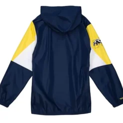 Apparel Mitchell & Ness Jackets & Outerwear-Throw It Back Full Zip Windbreaker University Of Michigan