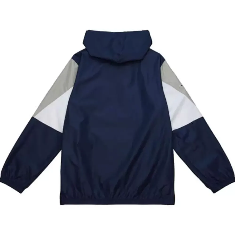 Apparel Mitchell & Ness Jackets & Outerwear-Throw It Back Full Zip Windbreaker Dallas Cowboys