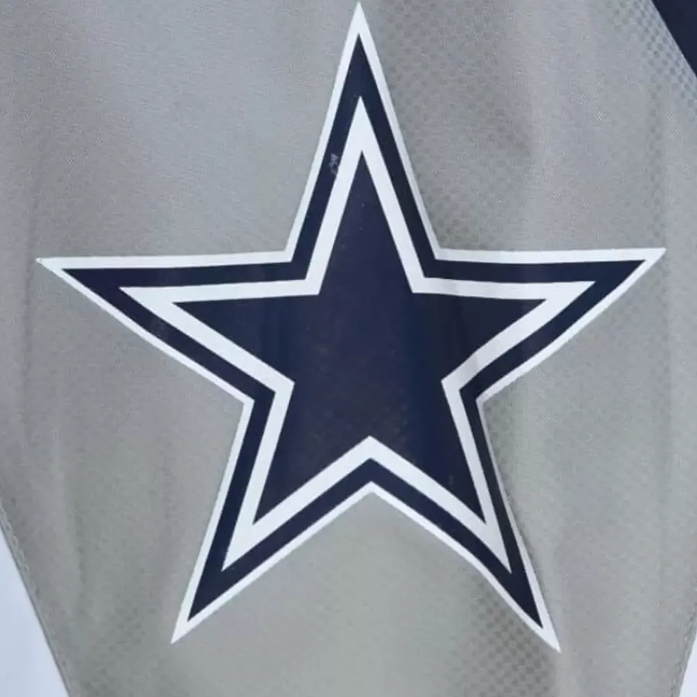 Apparel Mitchell & Ness Jackets & Outerwear-Throw It Back Full Zip Windbreaker Dallas Cowboys