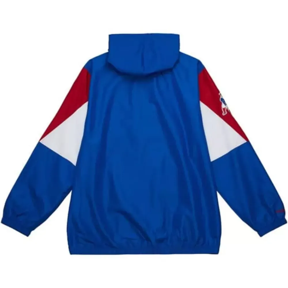Apparel Mitchell & Ness Jackets & Outerwear-Throw It Back Full Zip Windbreaker New England Patriots