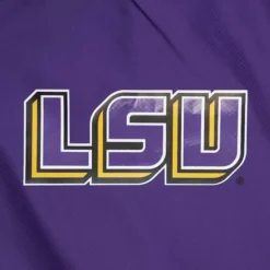 Apparel Mitchell & Ness Jackets & Outerwear-Throw It Back Full Zip Windbreaker Louisiana State University