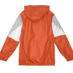Apparel Mitchell & Ness Jackets & Outerwear-Throw It Back Full Zip Windbreaker University Of Texas At Austin