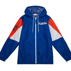Apparel Mitchell & Ness Jackets & Outerwear-Throw It Back Full Zip Windbreaker University Of Florida