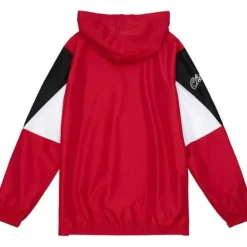 Apparel Mitchell & Ness Jackets & Outerwear-Throw It Back Full Zip Windbreaker Chicago Bulls