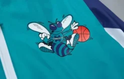 Apparel Mitchell & Ness Jackets & Outerwear-Throw It Back Full Zip Windbreaker Charlotte Hornets