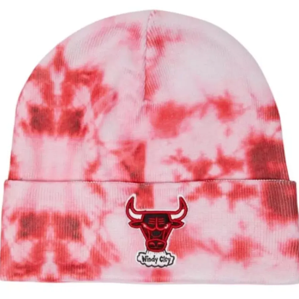 Headwear Mitchell & Ness -Tie Dye Knit Beanie Hwc Chicago Bulls