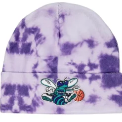 Headwear Mitchell & Ness -Tie Dye Knit Beanie Hwc Charlotte Hornets