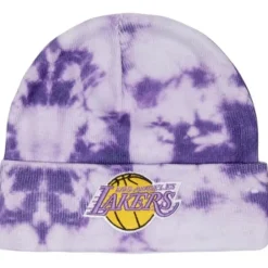 Headwear Mitchell & Ness -Tie Dye Knit Beanie Hwc Los Angeles Lakers