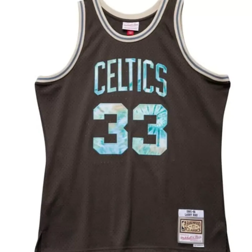 Jerseys Mitchell & Ness -Tie Dye Swingman Larry Bird Boston Celtics 1985 Jersey