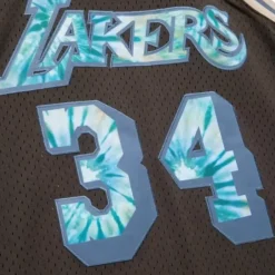 Jerseys Mitchell & Ness -Tie Dye Swingman Shaquille O'Neal Los Angeles Lakers 1996 Jersey