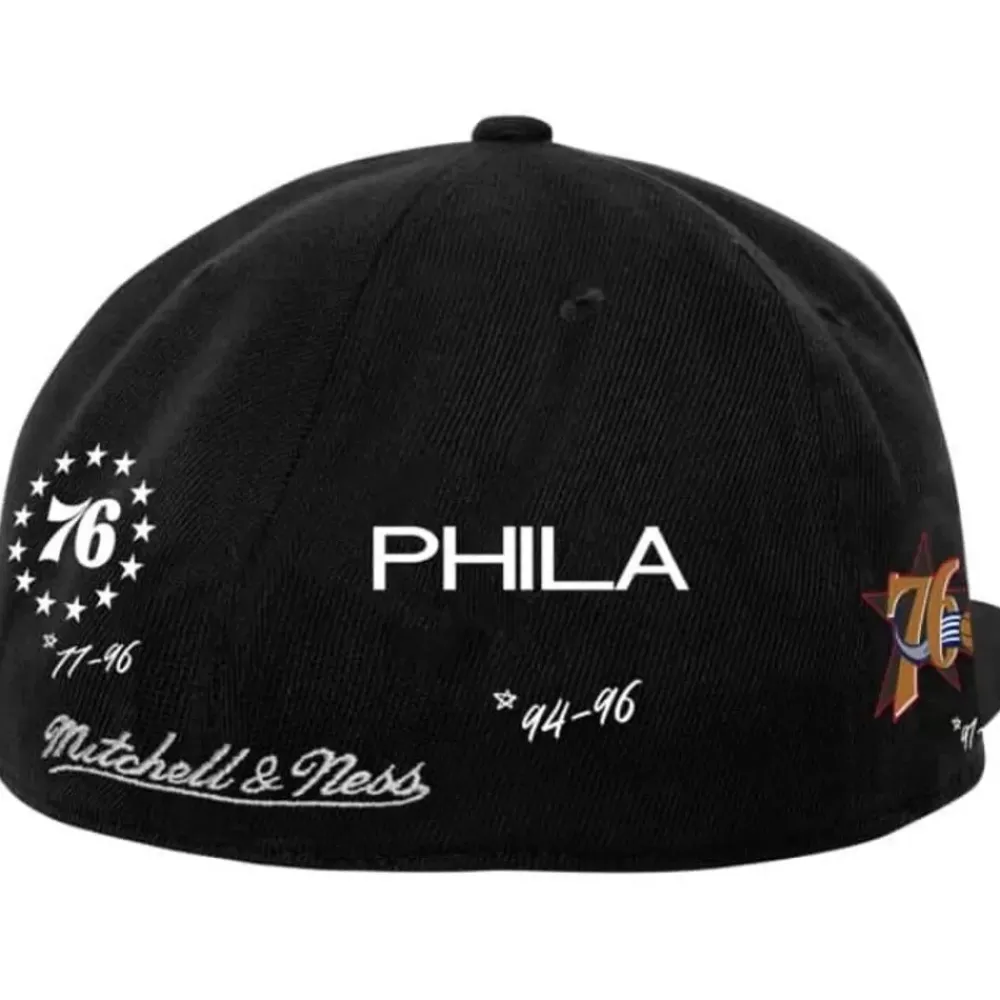 Headwear Mitchell & Ness -Timeline Fitted Hwc Philadelphia 76Ers