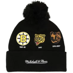 Headwear Mitchell & Ness -Timeline Knit Boston Bruins