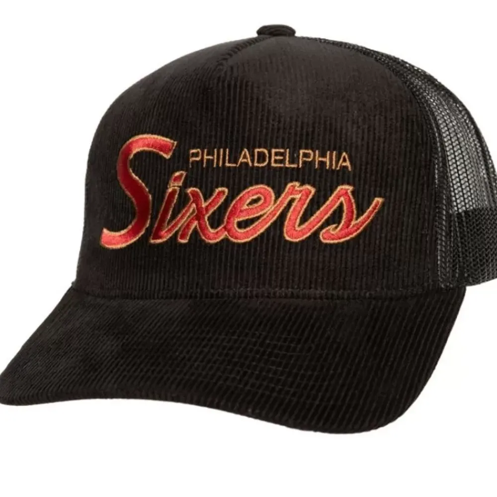 Headwear Mitchell & Ness -Times Up Trucker Hwc Philadelphia 76Ers