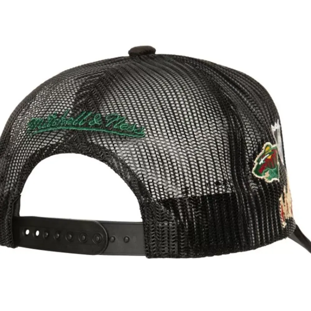 Headwear Mitchell & Ness -Times Up Trucker Minnesota Wild