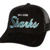 Headwear Mitchell & Ness -Times Up Trucker San Jose Sharks