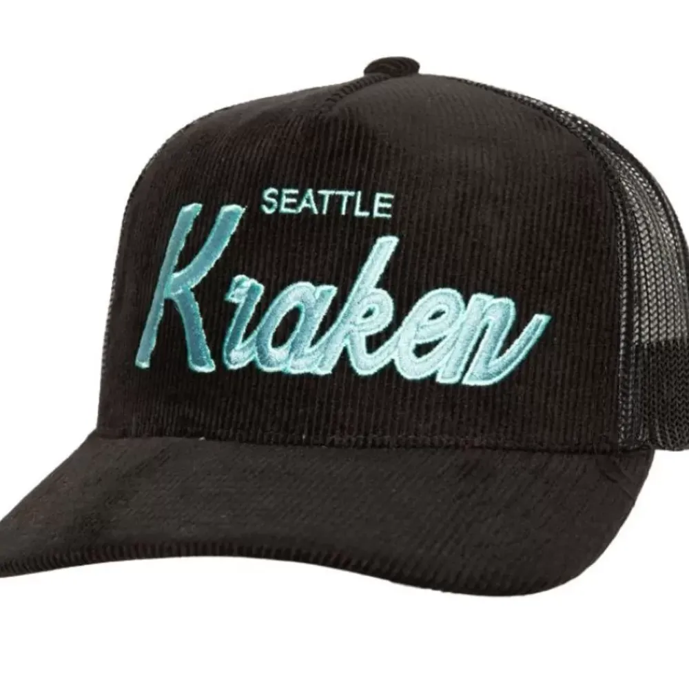 Headwear Mitchell & Ness -Times Up Trucker Seattle Kraken