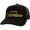 Headwear Mitchell & Ness -Times Up Trucker University Of Michigan